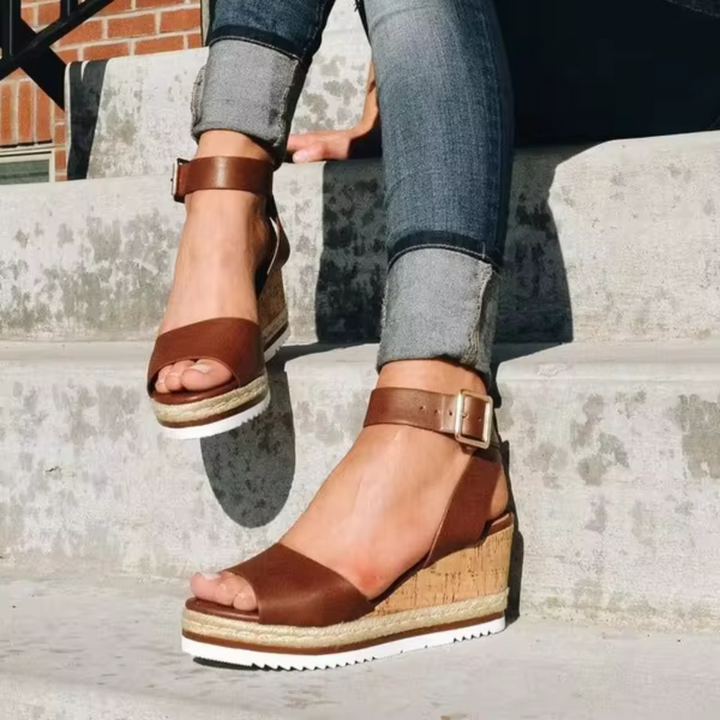 Cassandra - Stylish Wedge Sandals